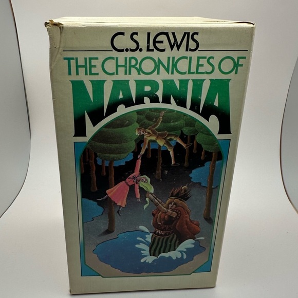 Vintage The Chronicles of Narnia 7 Book Box Set by C S Lewis 1978 Paperback - Picture 2 of 13